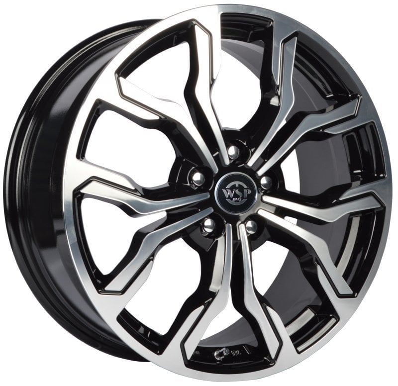 Jantă WSP Design Italy WD002 New York 8Jx18 ET30 5x112 GLOSSY BLACK POLISHED