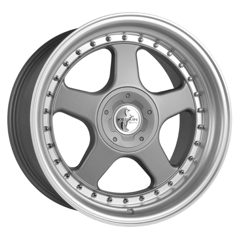 Jantă Keskin Tuning KT1 10Jx18 ET35 5x120 TITAN GREY LIP POLISH