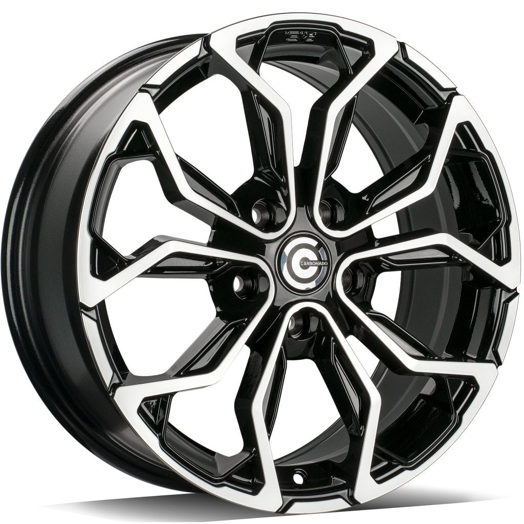 Jantă Carbonado Explode 7Jx17 ET37 4x100 Black Front Polished