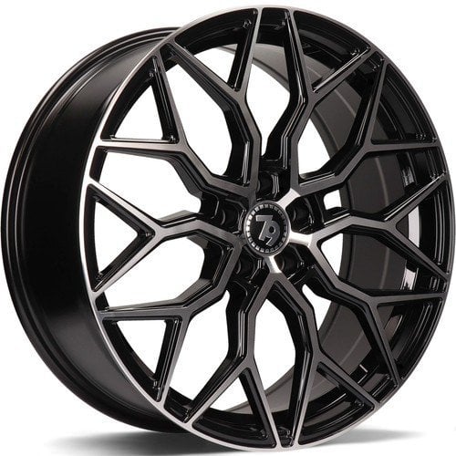 Jantă Seventy9 Sv-K 8.5Jx19 ET40 5x112 FP Black Front Polished