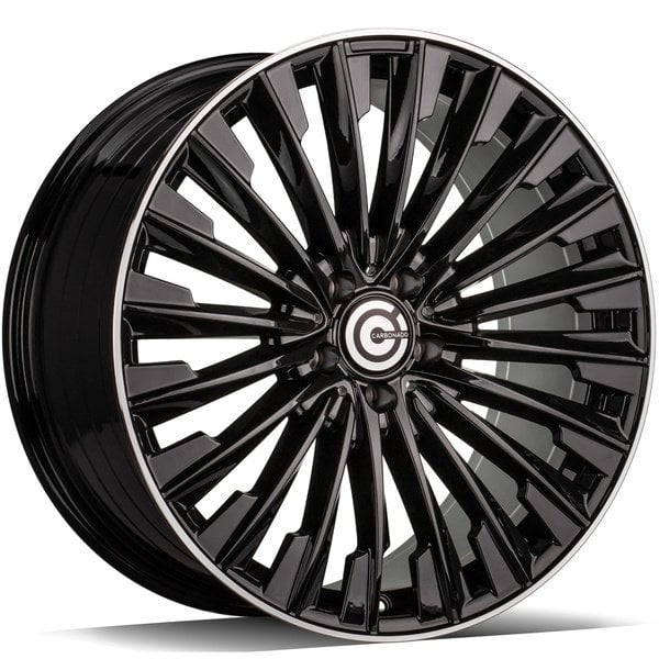 Jantă Carbonado Action 9Jx19 ET45 5x112 Black Glossy Lip Polished
