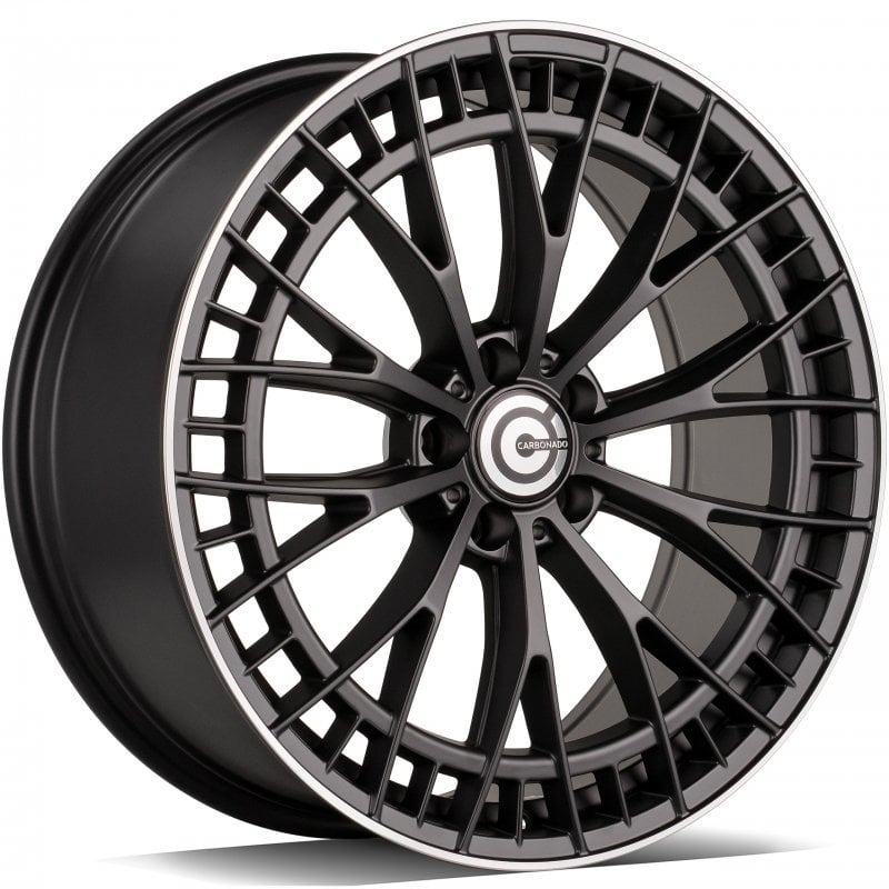 Jantă Carbonado Upscale 9.5Jx20 ET45 5x112 Deep Matt Black Lip Polished