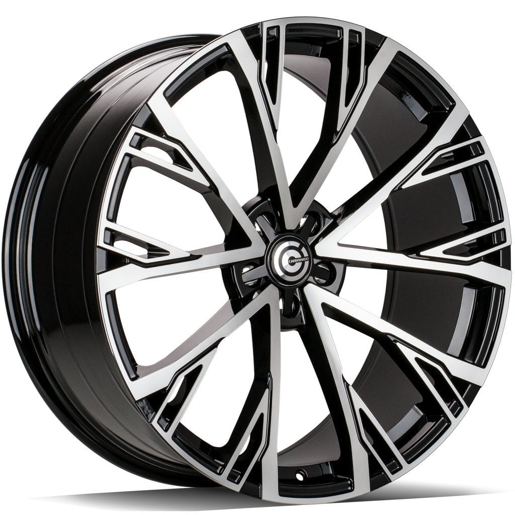 Jantă Carbonado Star 9.5Jx22 ET25 5x112 Black Front Polished