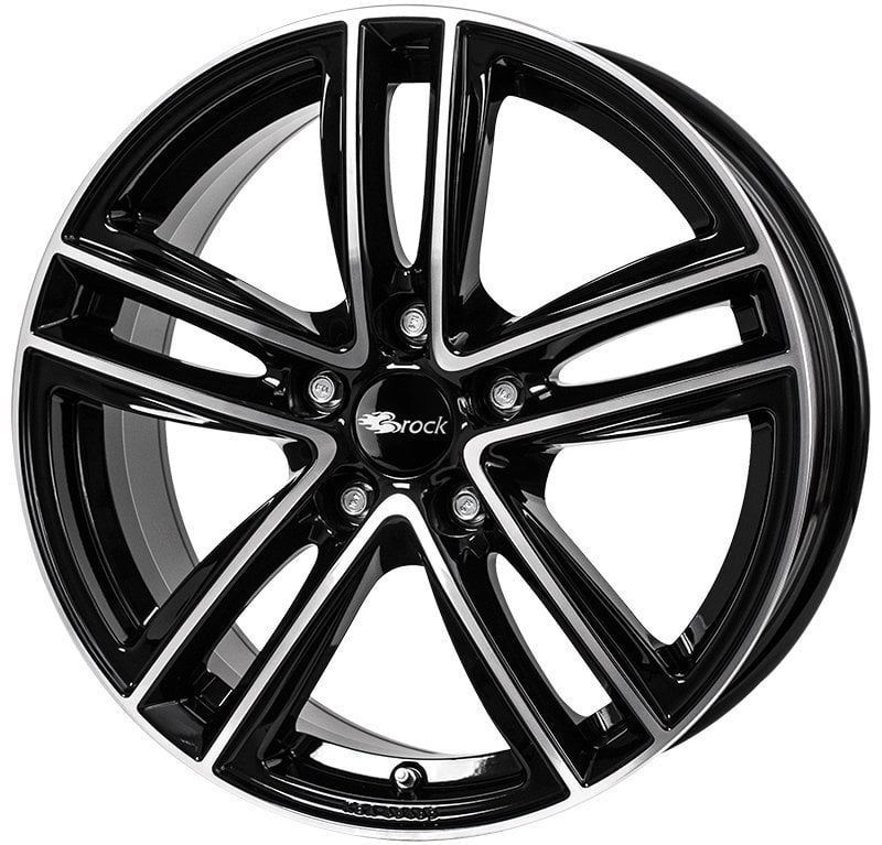 Jantă RC Design RC27 6Jx15 ET38 5x100 Schwarz Glanz Voll-Poliert