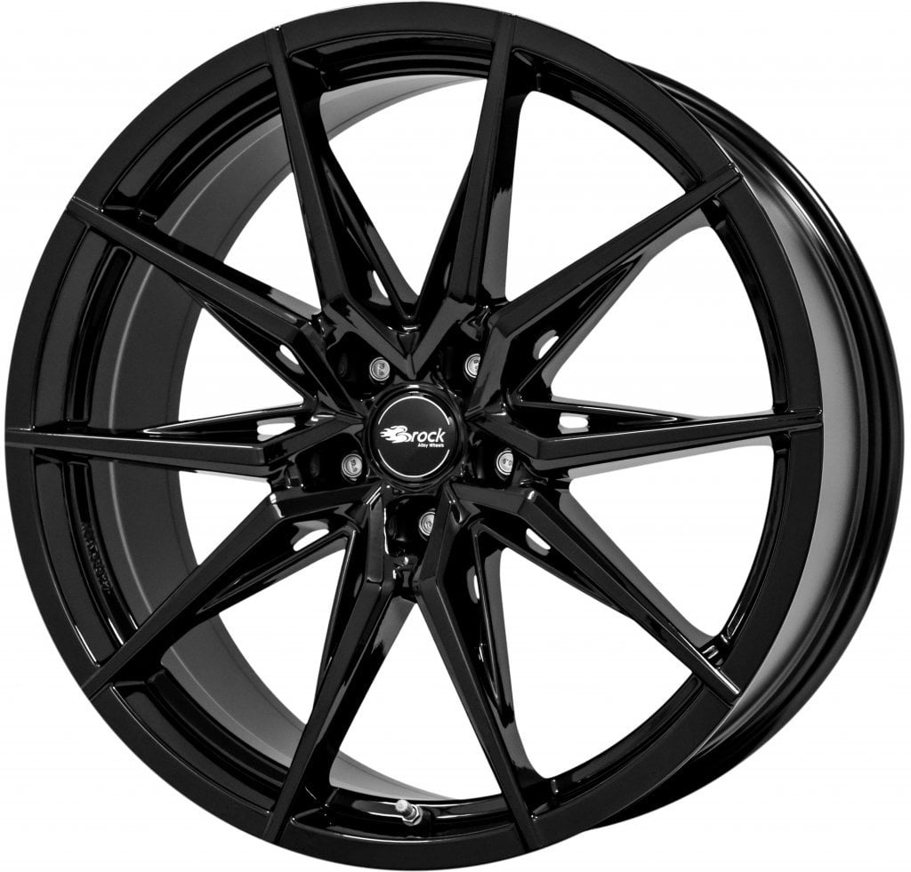 Jantă Brock B42 8.5Jx19 ET47 5x112 Schwarz Glanz