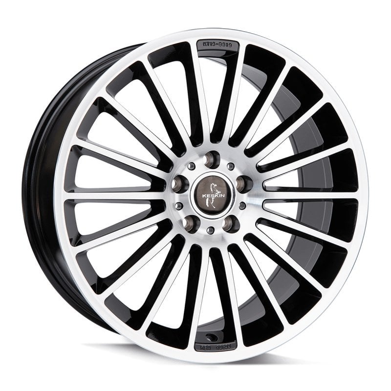 Jantă Keskin Tuning KT15 7Jx17 ET38 5x112 BLACK FRONT POLISH