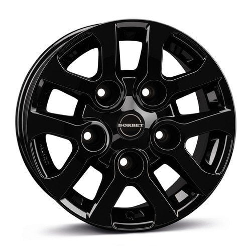 Jantă Borbet LD 8Jx16 ET5 5x165 Black Glossy