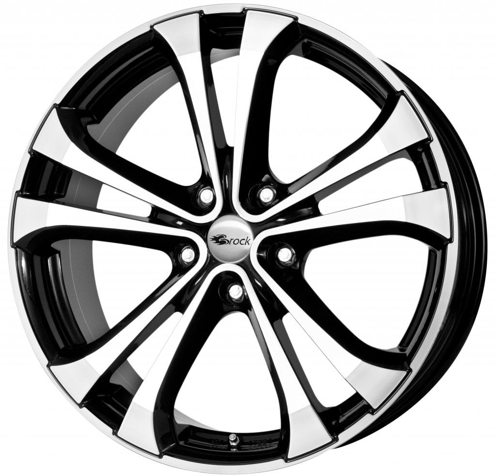 Jantă RC Design RC17 8.5Jx20 ET35 5x108 Schwarz Glanz Voll-Poliert
