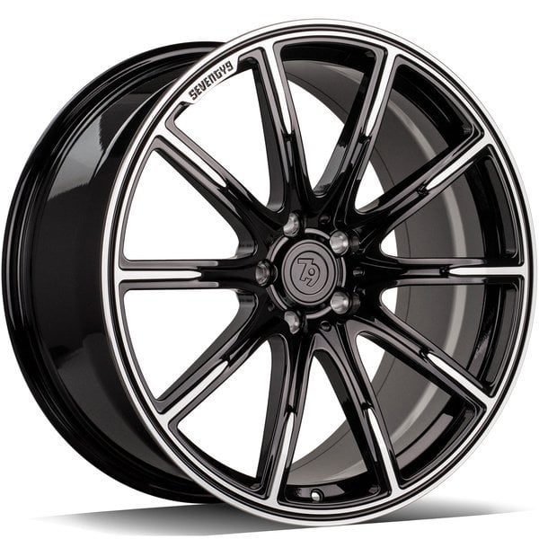 Jantă Seventy9 MF.11 8.5Jx20 ET30 5x112 Black Front Polished