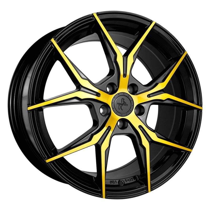 Jantă Keskin Tuning KT19N 8.5Jx19 ET45 5x112 BLACK FRONT GOLD
