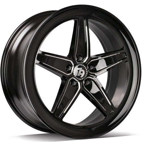 Jantă Seventy9 Sv-Y 9Jx20 ET35 5x112 Black Glossy Edges Polished
