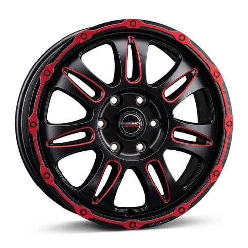 Jantă Borbet CW8 8Jx18 ET45 6x120 RWPM red rim window polished matt