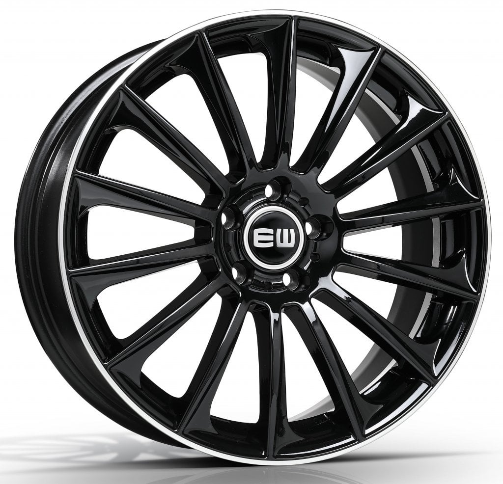 Jantă Elite Wheels Wild Beauty 9.5Jx19 ET38 5x112 BLACK LIP POLISHED