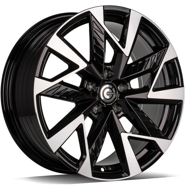 Jantă Carbonado Trick 8Jx18 ET40 5x112 Black Front Polished