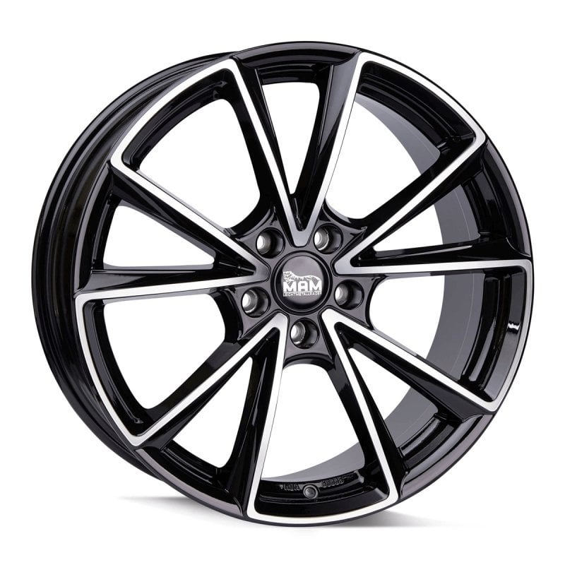 Jantă MAM A5 8.5Jx20 ET45 5x112 Felgen BLACK FRONT POLISH