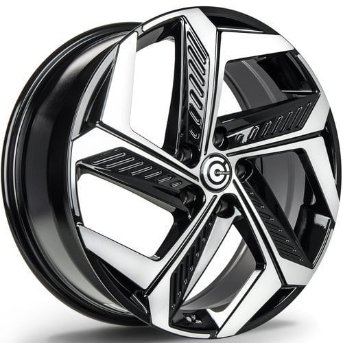 Jantă Carbonado Arctic 7Jx18 ET50 5x114.3 Black Front Polished