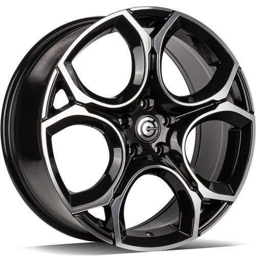 Jantă Carbonado Unique 7.5Jx18 ET45 5x112 FP Black Glossy Lip Polished
