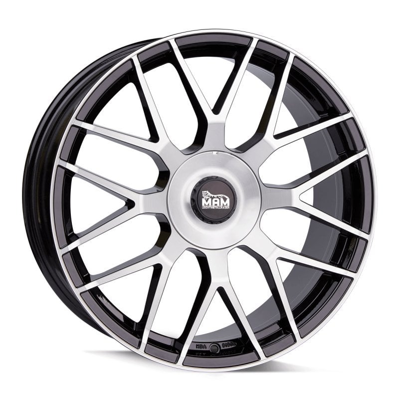 Jantă MAM GT1 8.5Jx19 ET30 5x112 Felgen BLACK FRONT POLISH