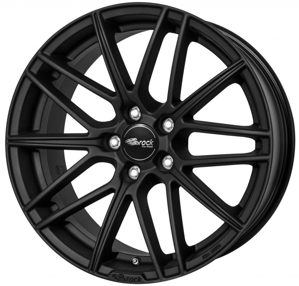 Jantă Brock B34 8Jx18 ET38 5x105 Schwarz Klar Matt