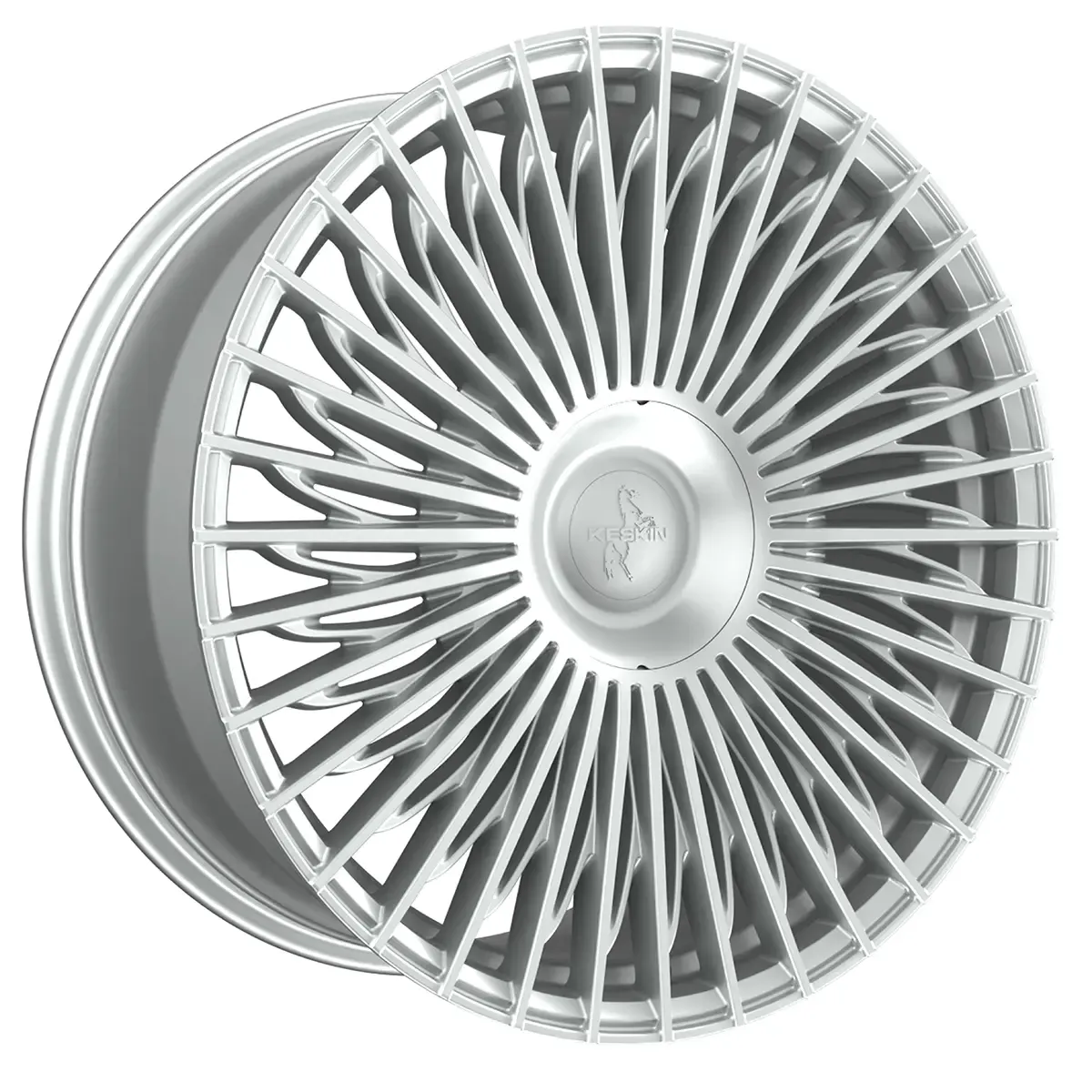 Jantă Keskin Tuning KT X1 8.5Jx19 ET40 5x108 SILVER FRONT POLISH
