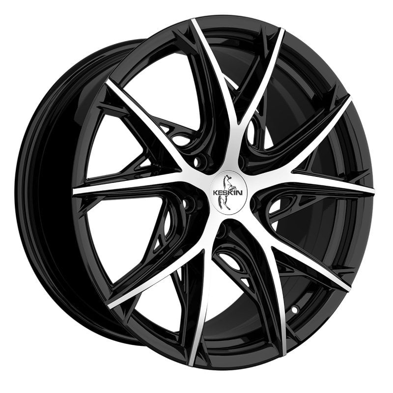 Jantă Keskin Tuning KT24 8.5Jx19 ET30 5x112 BLACK FRONT POLISH