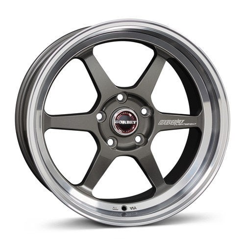 Jantă Borbet DB8GT 8.5Jx18 ET30 5x100 Graphite rim polished
