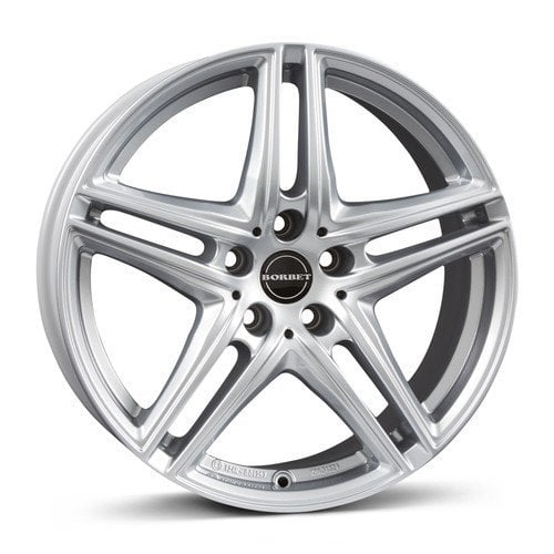 Jantă Borbet XR 8Jx18 ET39 5x112 brilliant silver
