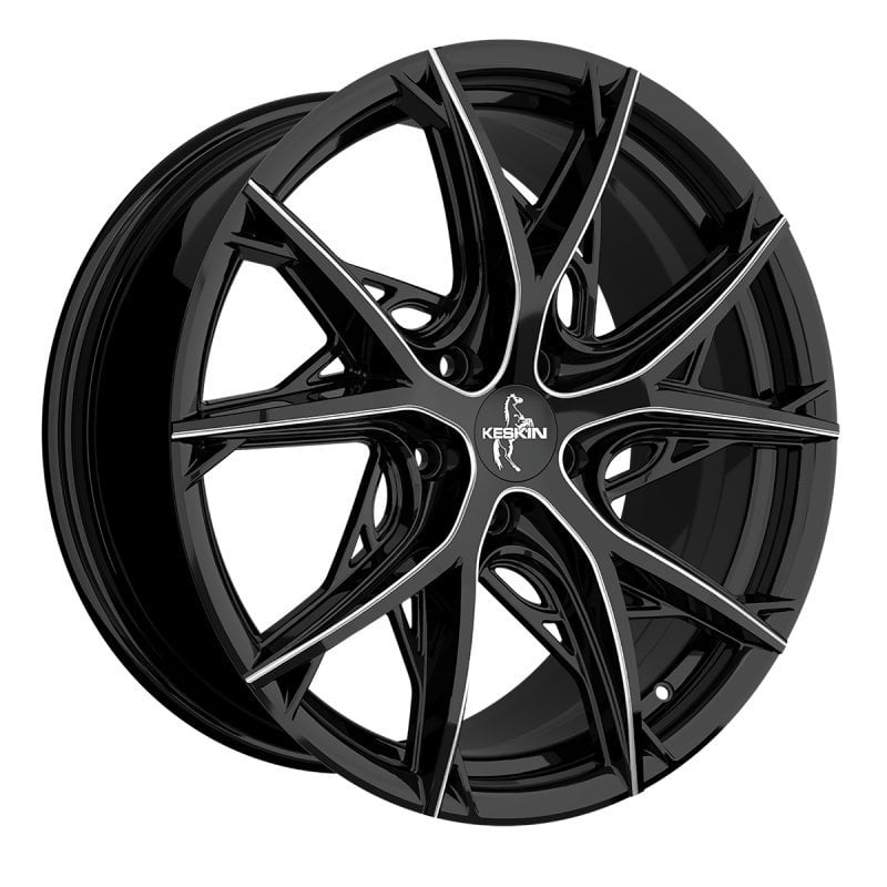 Jantă Keskin Tuning KT24 8.5Jx19 ET40 5x108 BLACK SECRET DIAMOND