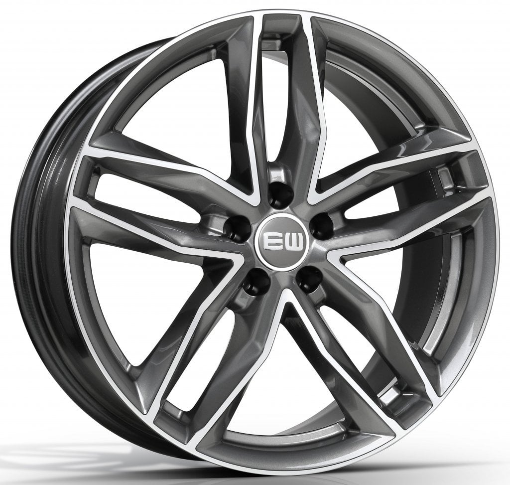 Jantă Elite Wheels Must 7.5Jx17 ET35 5x100 PALLADIUM POLISHED