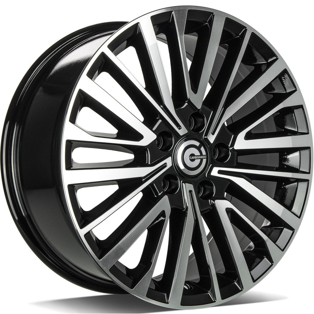 Jantă Carbonado Song 8Jx18 ET50 5x120 Black Front Polished