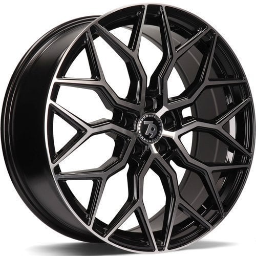 Jantă Seventy9 Sv-K 8.5Jx19 ET40 5x114.3 Black Front Polished