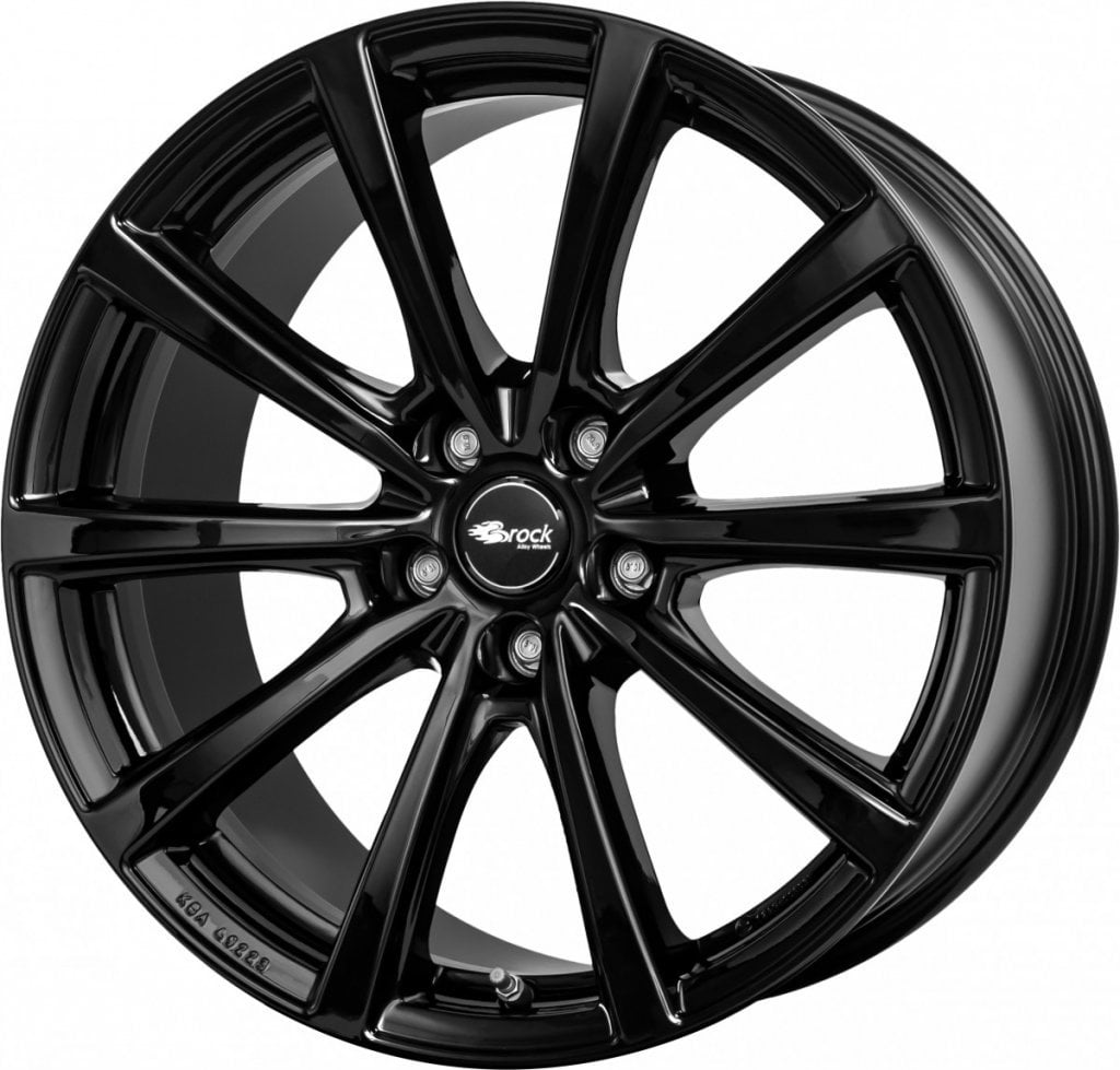 Jantă Brock B32 9.5Jx19 ET45 5x114.3 Schwarz Glanz