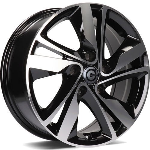 Jantă Carbonado Sunshine 6.5Jx16 ET40 5x114.3 Black Front Polished