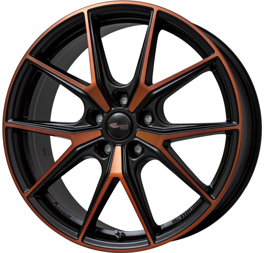 Jantă Brock B40 8Jx19 ET40 5x112 Black Orange Matt