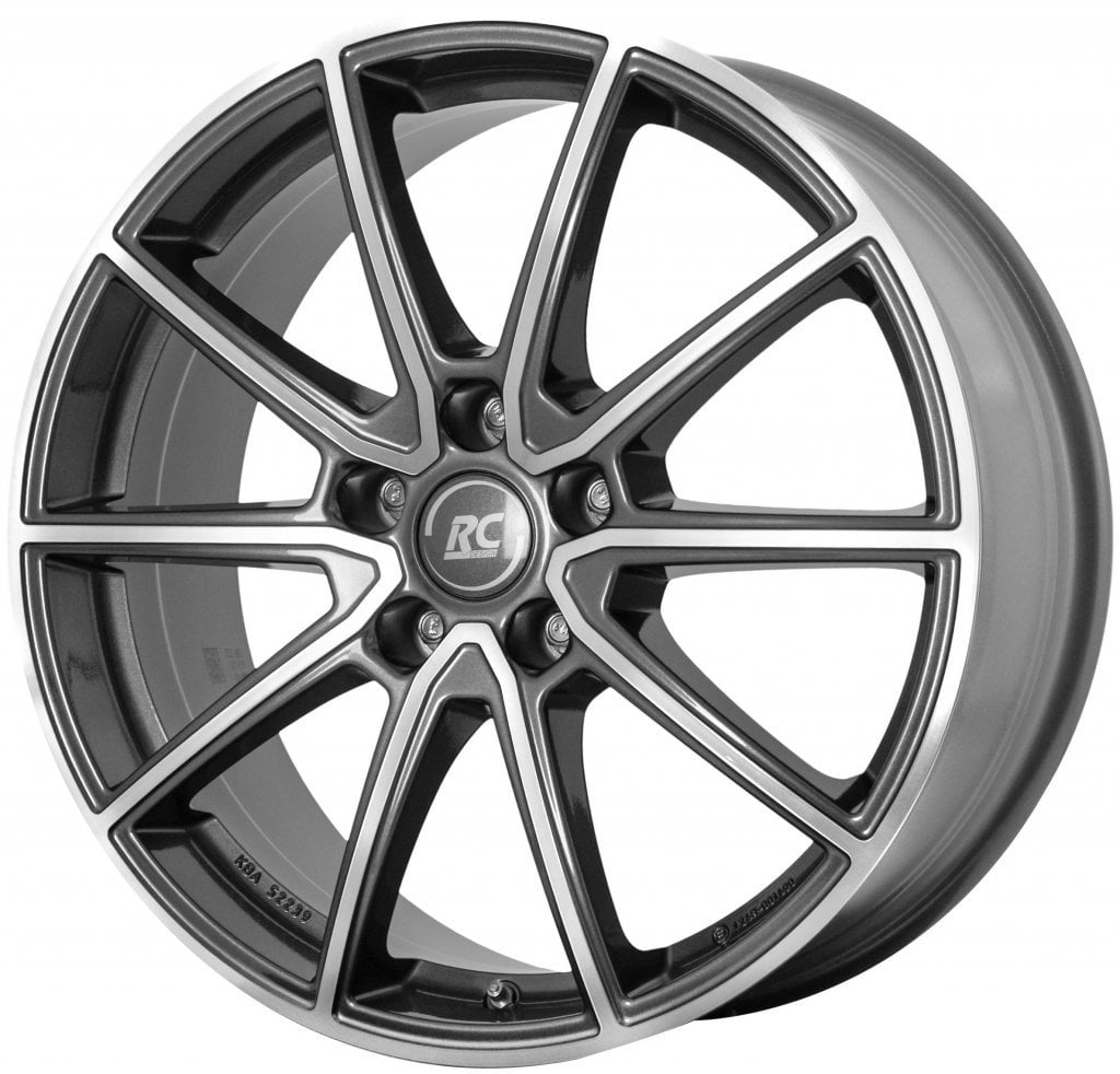 Jantă RC Design RC32 7.5Jx19 ET54 5x112 Himalaya Grey Voll-Poliert