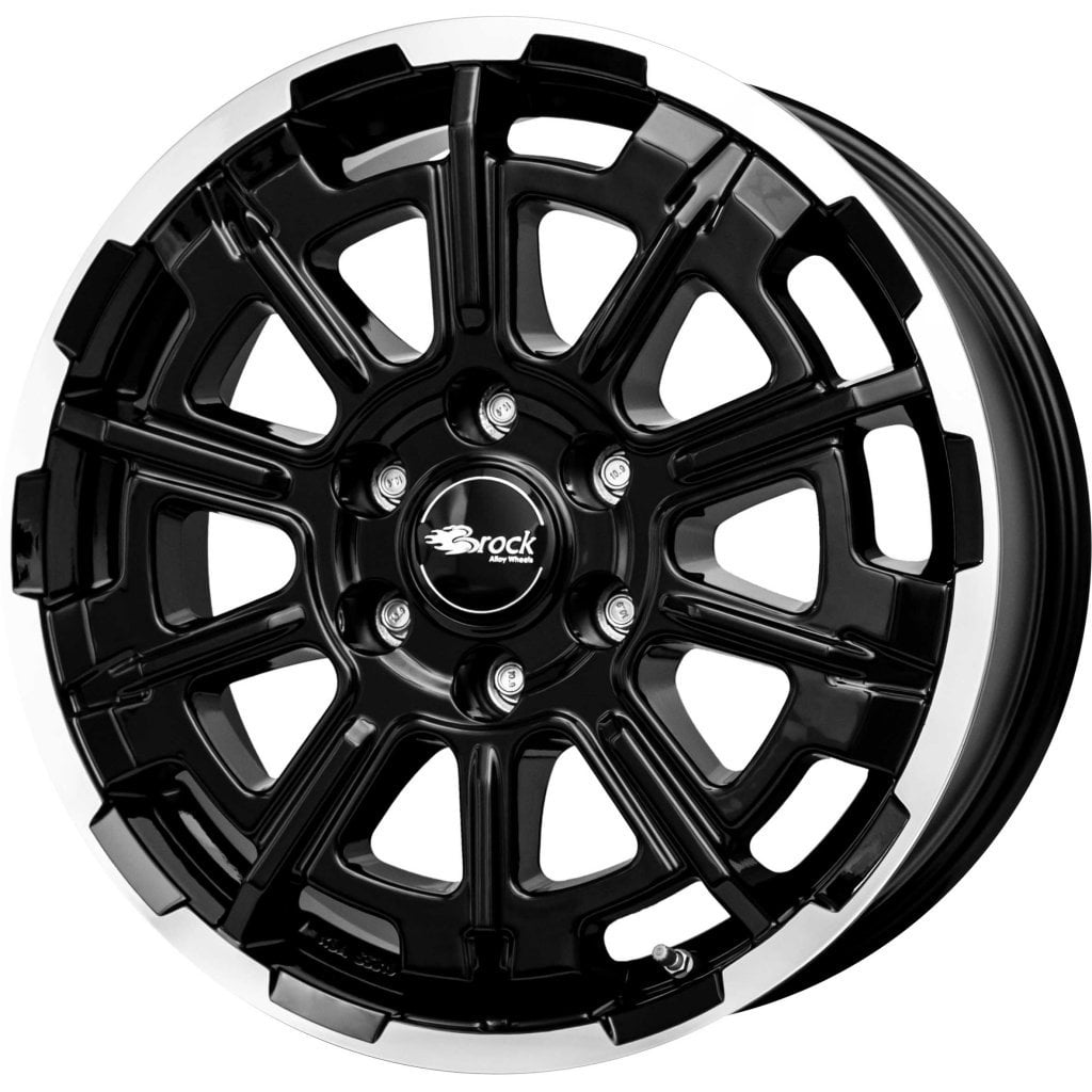 Jantă Brock B45 7Jx17 ET45 6x120 Schwarz Glanz