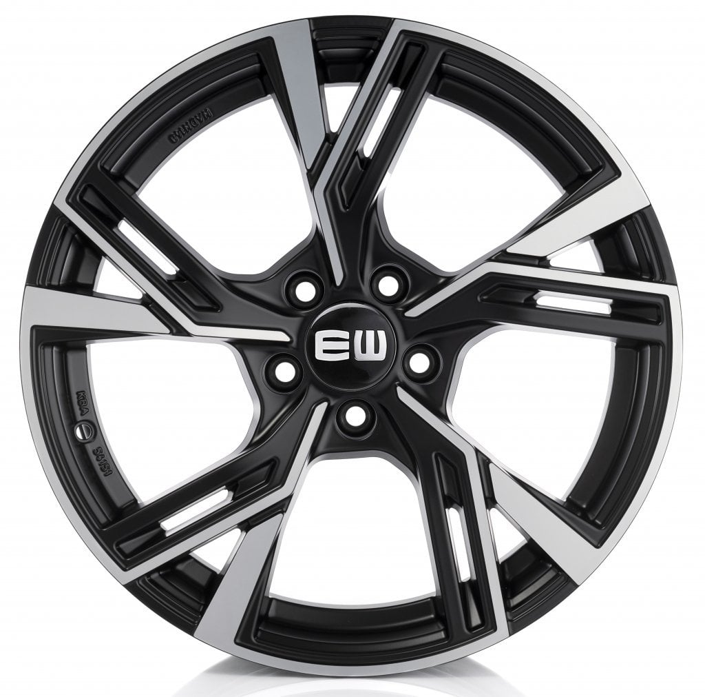 Jantă Elite Wheels Thoth 8.5Jx19 ET45 5x112 Black matt polished