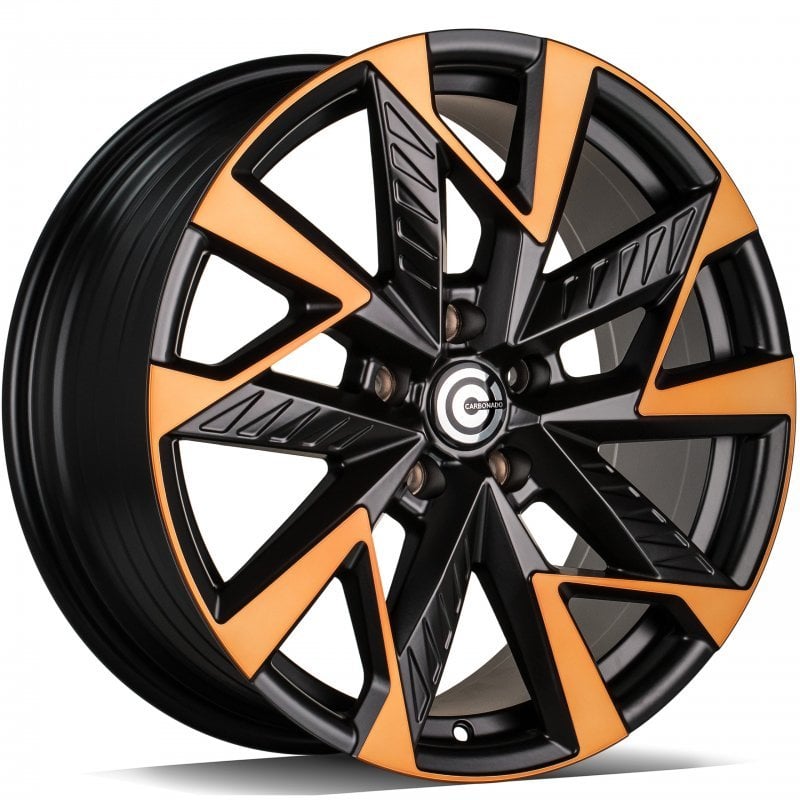 Jantă Carbonado Trick 8Jx18 ET40 5x112 Half Black Matt Cooper Front