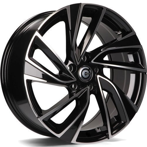 Jantă Carbonado Monaco 7.5Jx17 ET42 5x112 Black Front Polished
