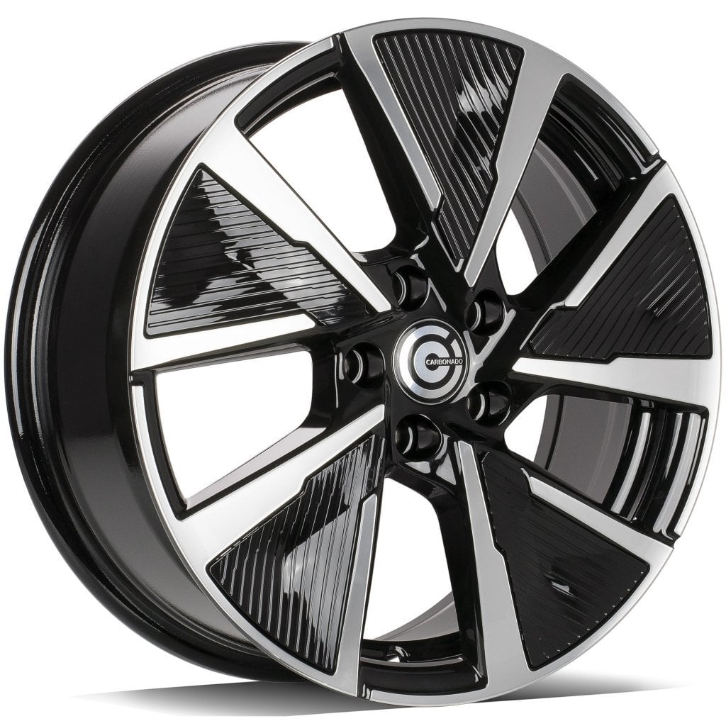Jantă Carbonado Montpellier 7Jx17 ET45 5x108 Black Front Polished