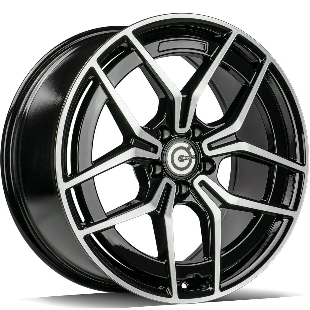 Jantă Carbonado Stylish 9Jx19 ET45 5x112 Black Front Polished