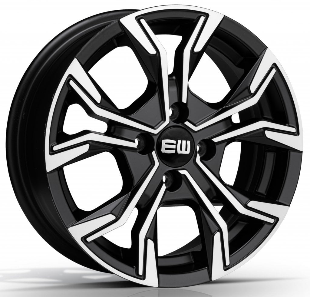 Jantă Elite Wheels Vigor 5.5Jx15 ET35 4x100 black polished