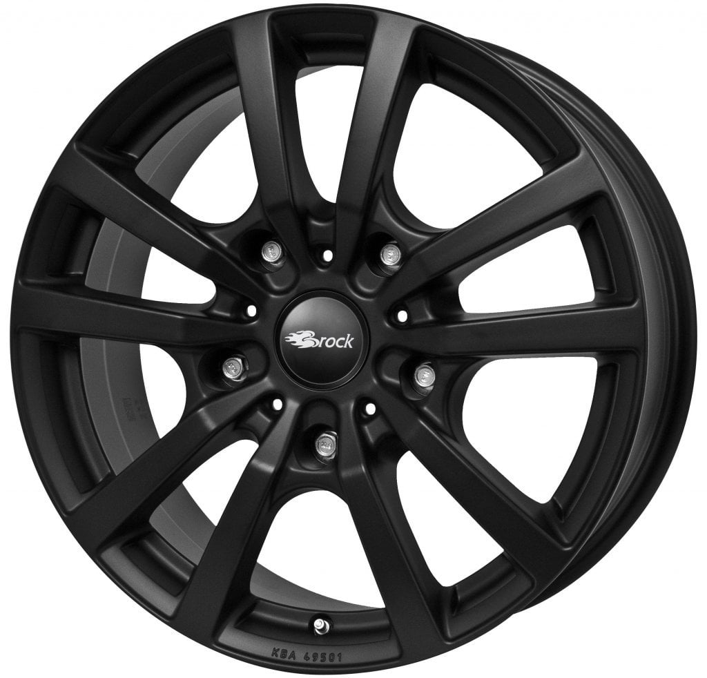 Jantă RC Design RC25T 6.5Jx16 ET60 5x130 Schwarz Glanz
