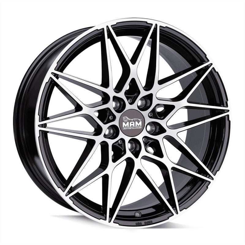 Jantă MAM B2 8.5Jx20 ET30 5x112 Felgen BLACK FRONT POLISH
