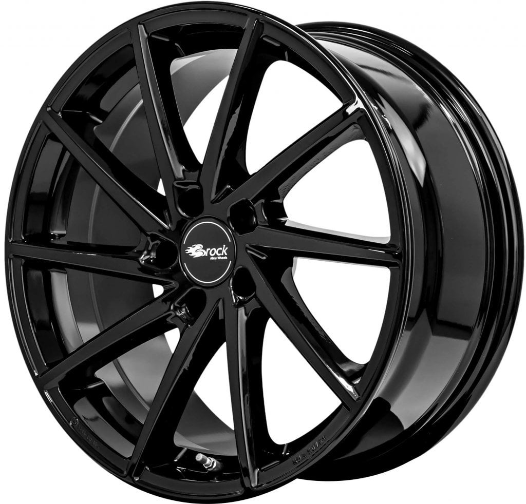 Jantă Brock B37 8.5Jx19 ET43 5x112 Schwarz Glanz