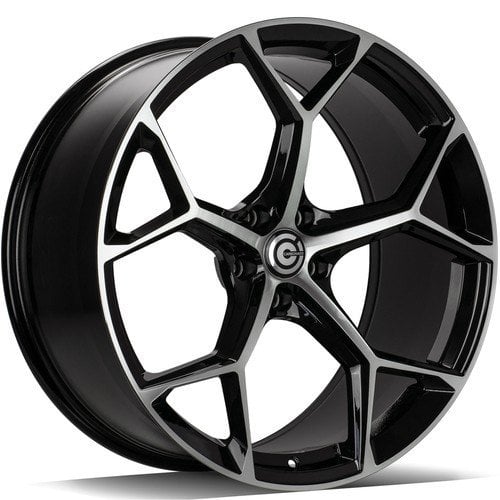 Jantă Carbonado Fancy 9.5Jx22 ET25 5x112 FP Black Front Polished