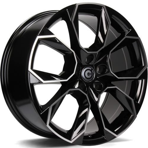 Jantă Carbonado Beast 6.5Jx16 ET43 5x112 Black Front Polished