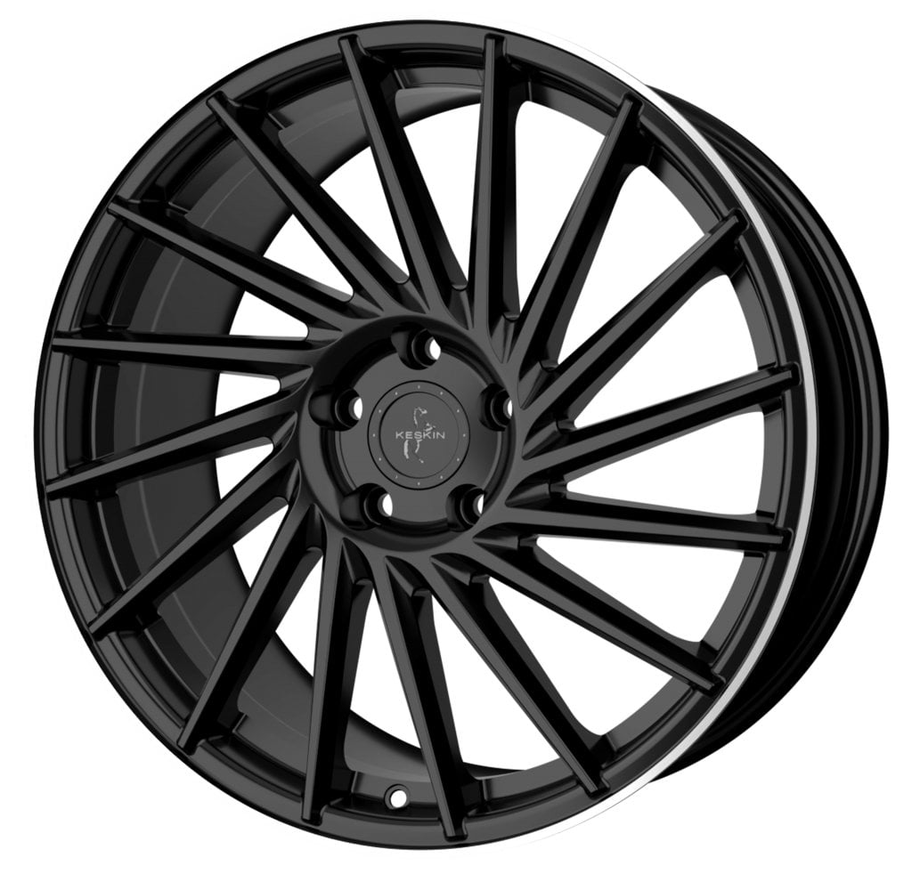 Jantă Keskin Tuning KT17 8.5Jx19 ET30 5x112 black lip polish