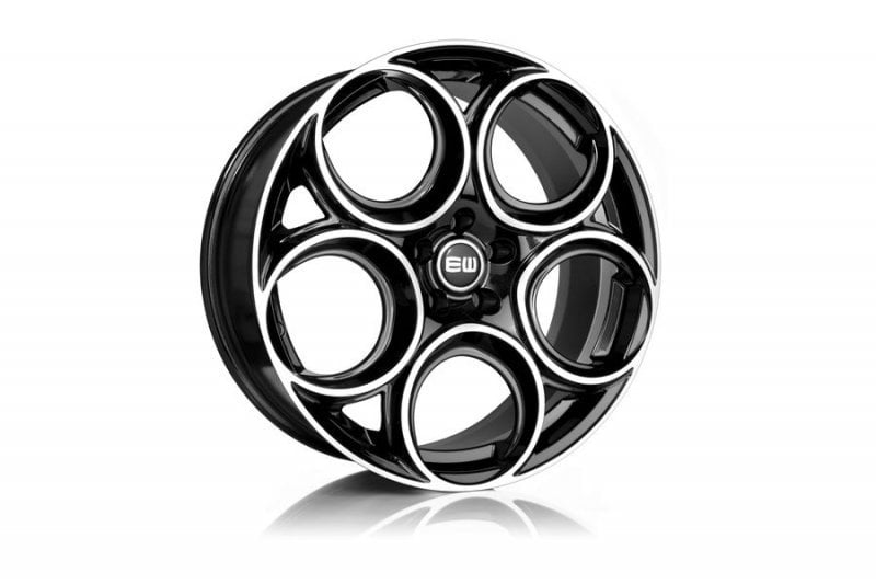 Jantă Elite Wheels Veloce 8Jx19 ET34 5x110 black polished