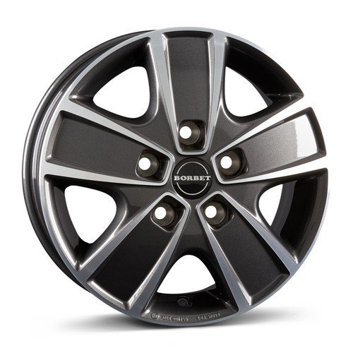 Jantă Borbet Cwg 6Jx16 ET68 5x130 Mistral anthracite glossy polished